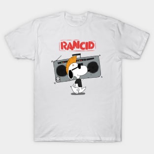 Rancid band merch - radio funny cartoon design T-Shirt